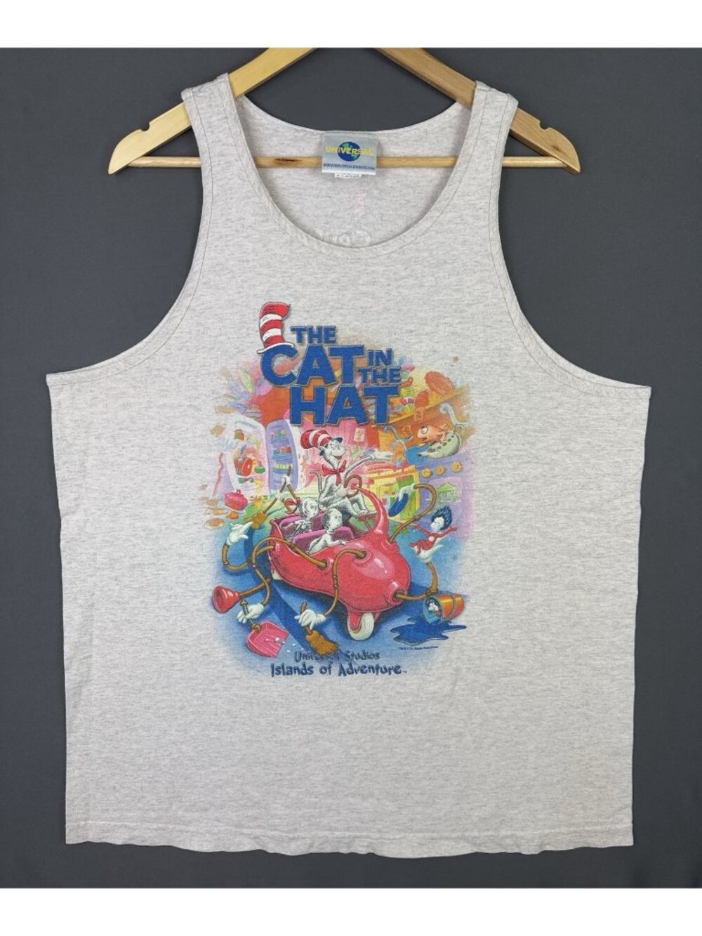 Vintage Y2K Disney Universal Studios Cat In The Hat Dr. Seuss Island Adventure